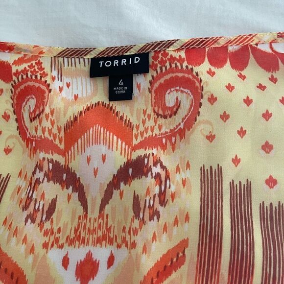 TORRID blouse in size 4 like new - Picture 7 of 12
